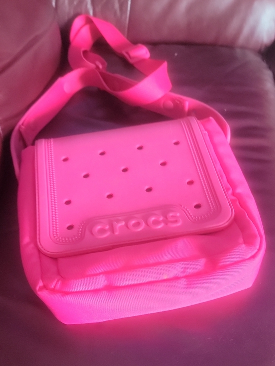 CROCS Handbags - CROCS Hot Pink Crossbody Bag with Adjustable Strap